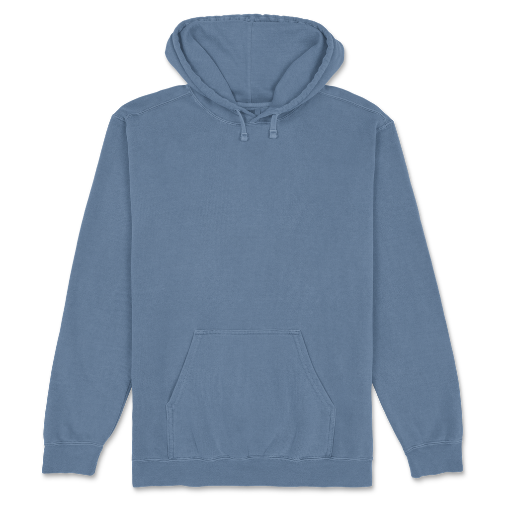 1567 Comfort Colors Adult Hooded Sweatshirt (Blue Jean, 2X)