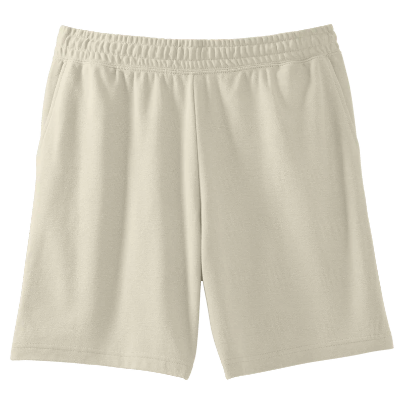 2PQ American Apparel Unisex Pique Gym Shorts (Bone, 2X)