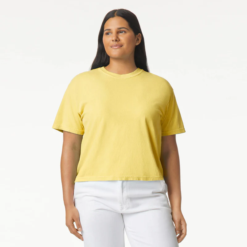 3023CL Comfort Colors Women's Heavyweight Boxy T-shirt (Butter, 2X)