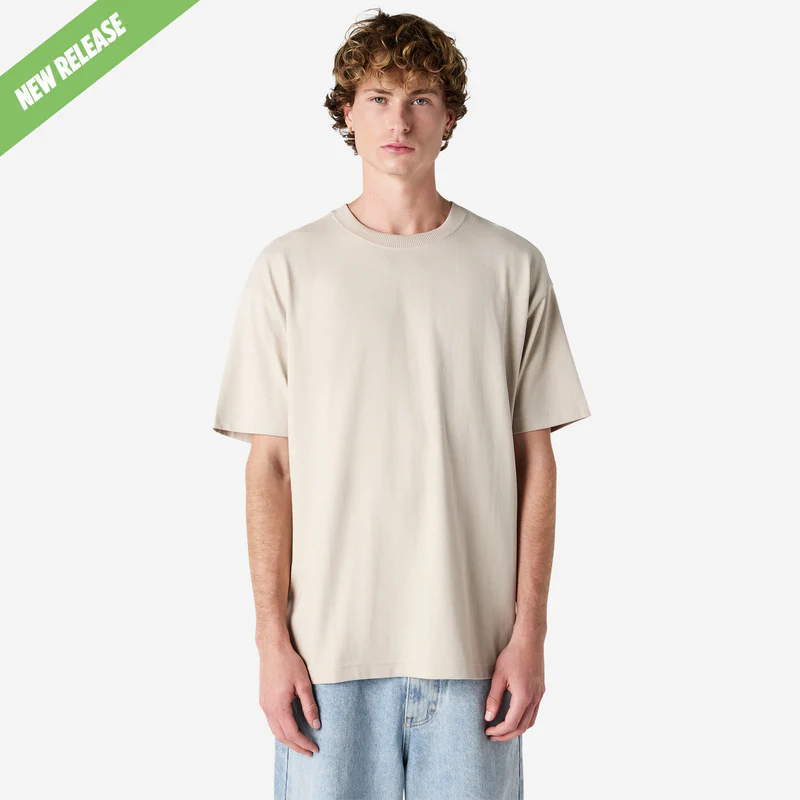 9001 American Apparel Super Heavyweight T-Shirt (Bone, 2X)