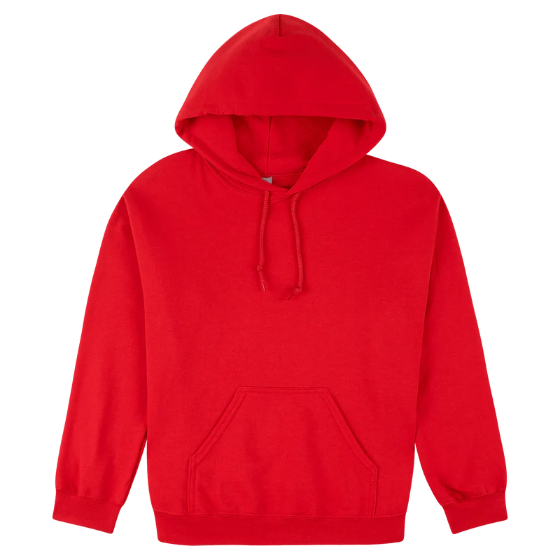 18500 Gildan Heavy Blend Adult Hooded Sweatshirt (Cherry Red, 5XL)