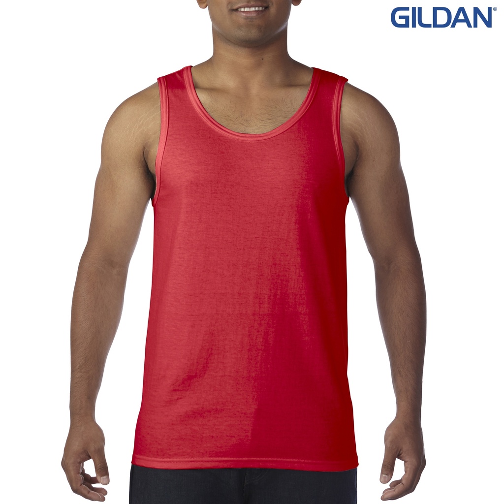 5200 Gildan Heavy Cotton Adult Singlet (Red, XS)