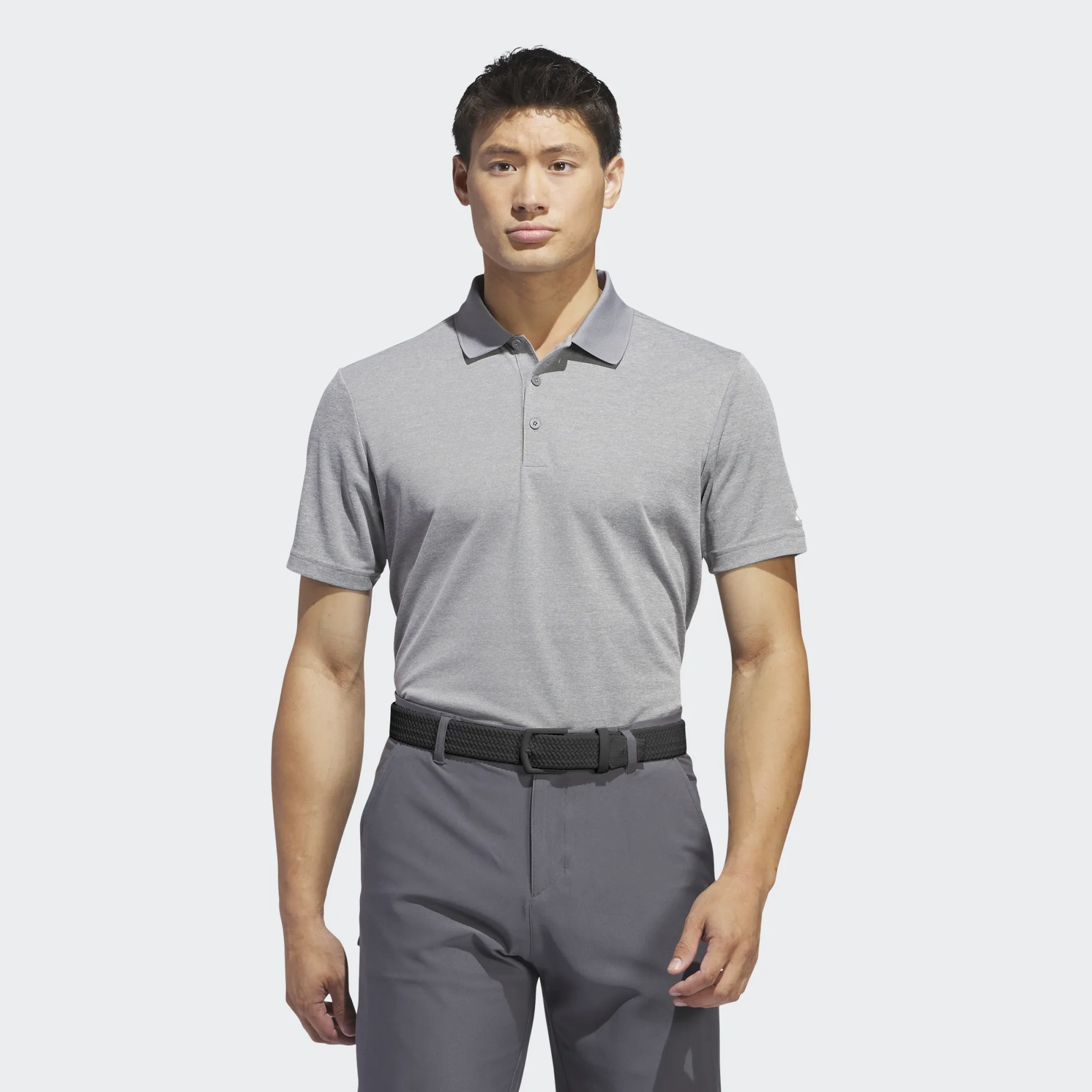 Adidas Mens Recycled Performance Polo Shirt (Grey Melange, 4XL)