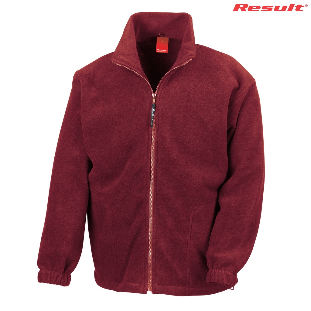 R036X Result Adult Polartherm Full Zip Top (Burgundy, XS)