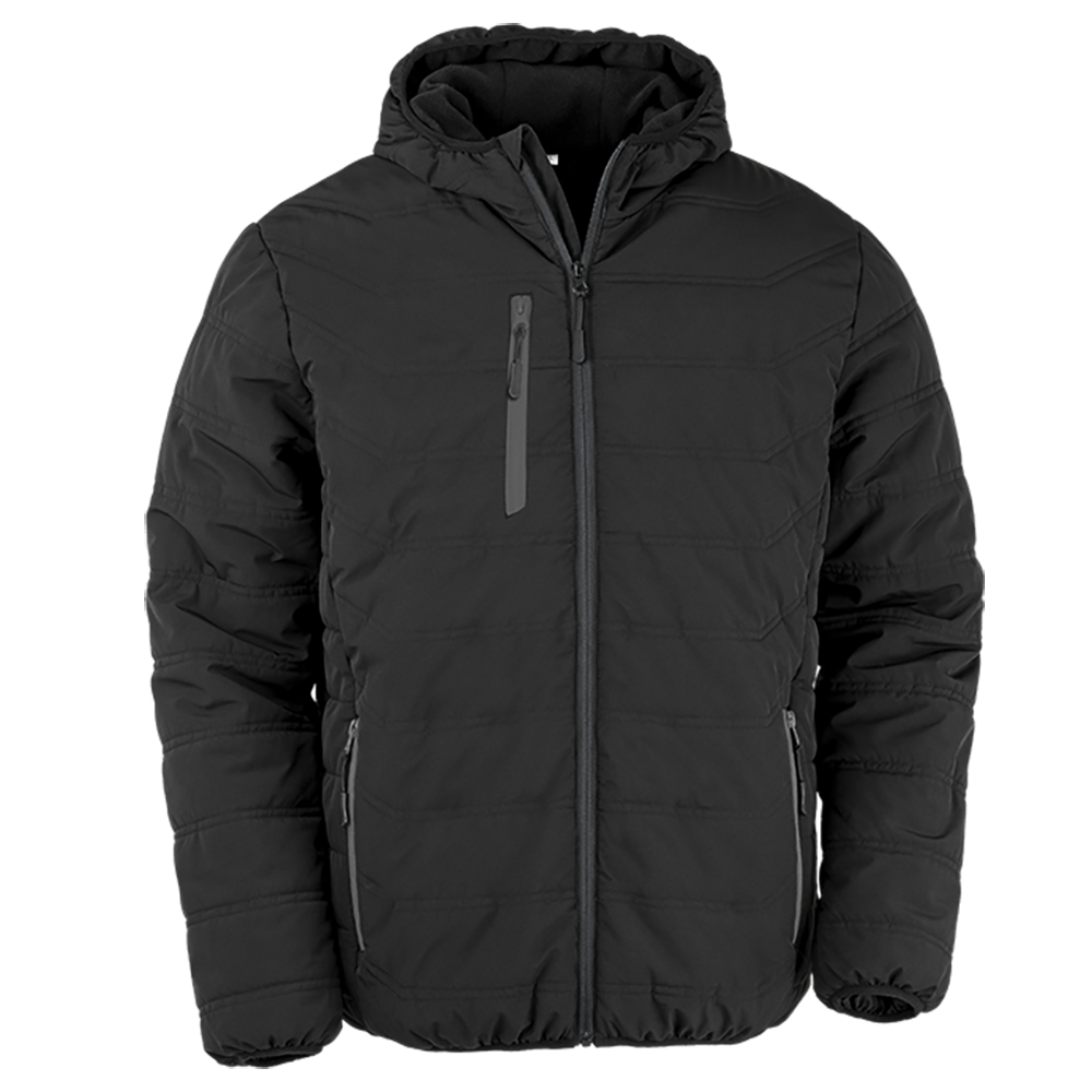 R240X Result Recycled Padded Winter Jacket (Black / Black, 5XL)