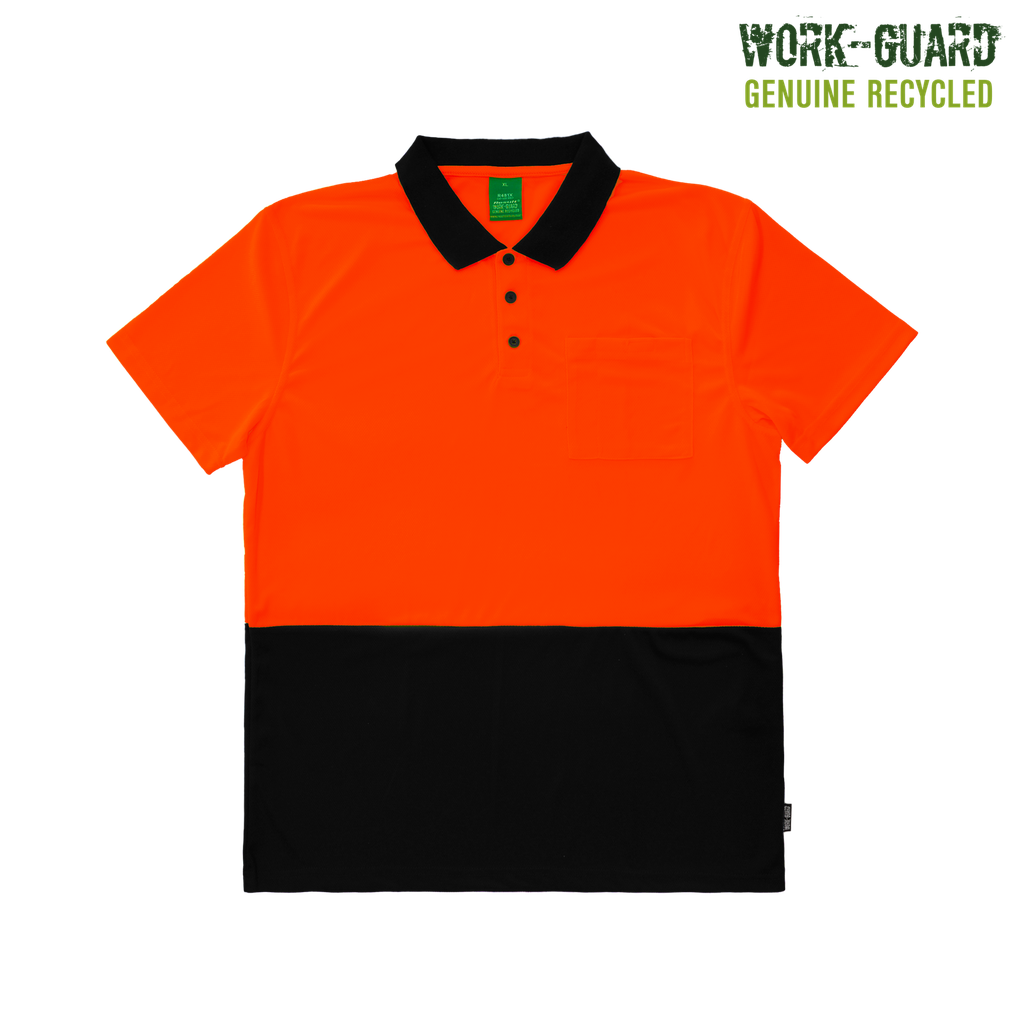 R481X Work-Guard Recycled Hi Vis Polo
