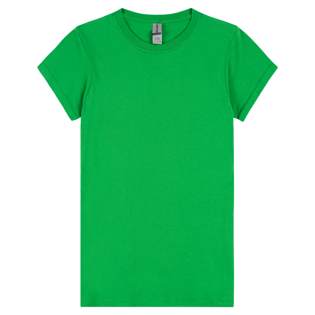 64000L Gildan Softstyle Ladies' T-Shirt (Irish Green, L2XL)