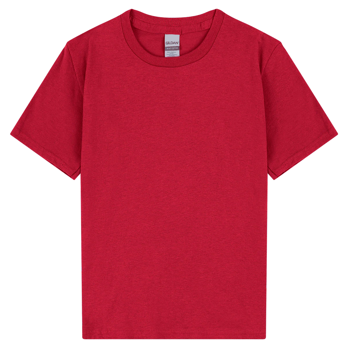 5000B Gildan Heavy Cotton Youth T-Shirt (Cardinal Red, YL)